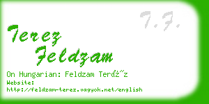 terez feldzam business card